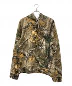 stussyステューシー）の古着「Realtree Pullover Hoodie」｜ベージュ
