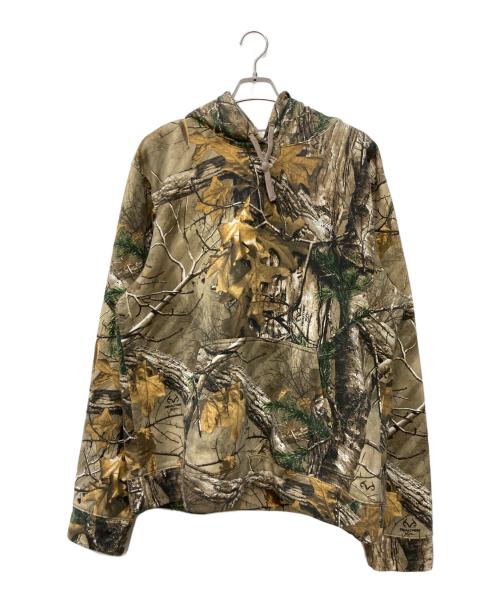 stussy（ステューシー）stussy (ステューシー) Realtree Pullover Hoodie ベージュ サイズ:XLの古着・服飾アイテム