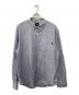 stussy（ステューシー）の古着「Big Button Stripe shirt」｜ホワイト×ブルー