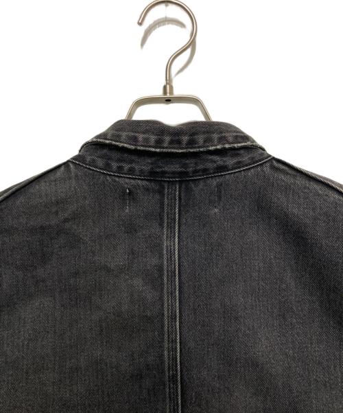 DAIRIKU（ダイリク）DAIRIKU (ダイリク) Vintage Wash Denim Cover All ブラック サイズ:Lの古着・服飾アイテム