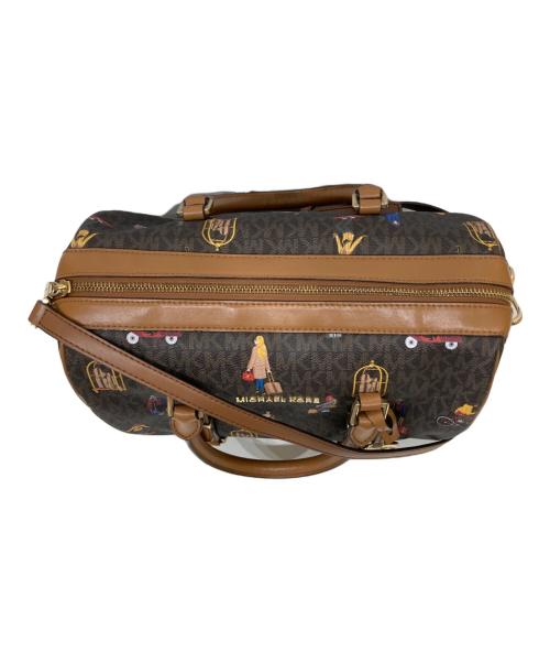 MICHAEL KORS（マイケル・コース）MICHAEL KORS (マイケル・コース) Bedford Travel Medium Jet Set Girls Duffle Satchel ブラウンの古着・服飾アイテム
