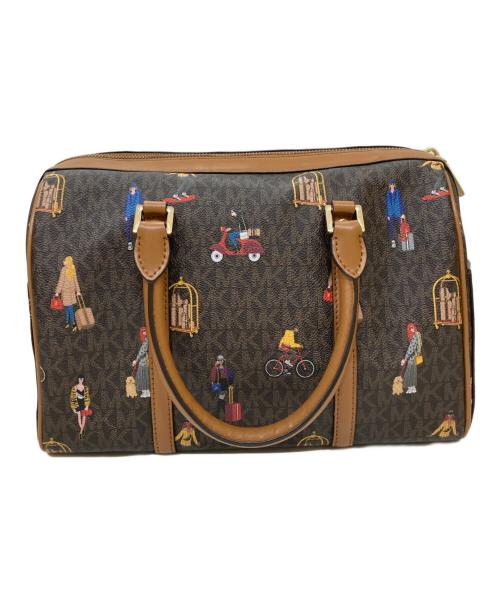 MICHAEL KORS（マイケル・コース）MICHAEL KORS (マイケル・コース) Bedford Travel Medium Jet Set Girls Duffle Satchel ブラウンの古着・服飾アイテム