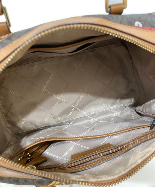 MICHAEL KORS（マイケル・コース）MICHAEL KORS (マイケル・コース) Bedford Travel Medium Jet Set Girls Duffle Satchel ブラウンの古着・服飾アイテム