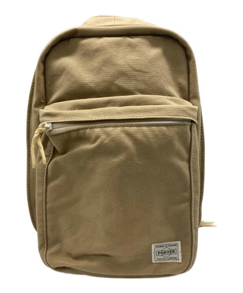PORTER（ポーター）PORTER (ポーター) ビート スリングショットバッグ カーキの古着・服飾アイテム