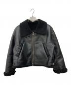 UNITED ARROWS TOKYOユナイテッドアローズトウキョウ）の古着「フェイクムートン ボマージャケット」｜ブラック