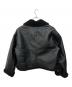UNITED ARROWS TOKYO (ユナイテッドアローズトウキョウ) フェイクムートン ボマージャケット ブラック サイズ:38：6000円