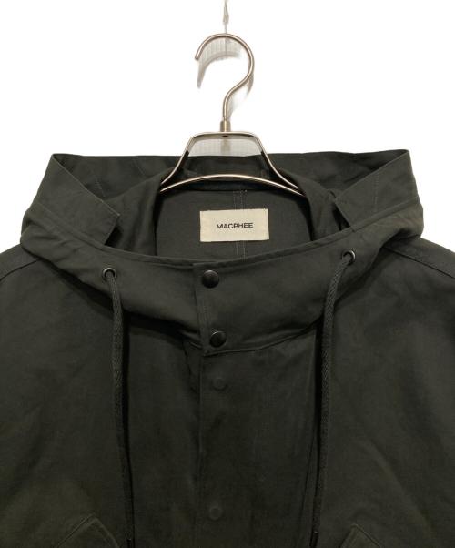 MACPHEE（マカフィー）MACPHEE (マカフィー) コットンダブルクロス フーデッドブルゾン グリーン サイズ:SIZE 36の古着・服飾アイテム