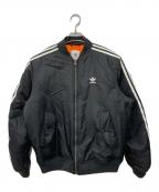 adidasアディダス）の古着「Bomber Padded JKT」｜ブラック