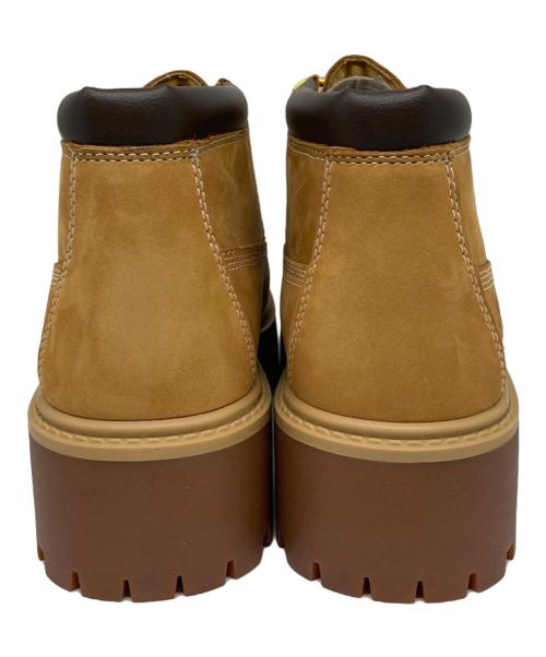 Timberland（ティンバーランド）Timberland (ティンバーランド) プレミアム ウォータープルーフ プラットフォーム チャッカ WHEAT NUBUCK ベージュ サイズ:23.5㎝の古着・服飾アイテム