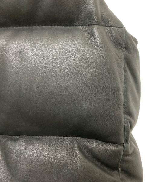 POLO RALPH LAUREN（ポロ・ラルフローレン）POLO RALPH LAUREN (ポロ・ラルフローレン) リバーシブルシープレザーダウンベスト ブラック サイズ:Mの古着・服飾アイテム