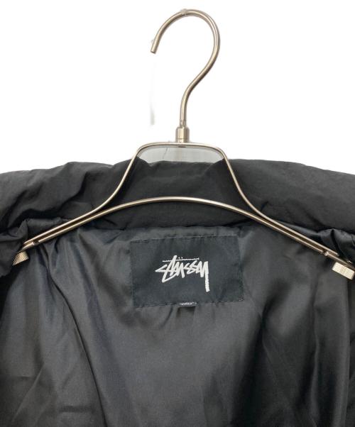 stussy（ステューシー）stussy (ステューシー) solid puffer jacket ブラック サイズ:Ｌの古着・服飾アイテム