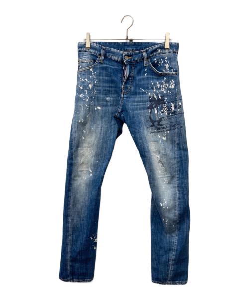 DSQUARED2（ディースクエアード）DSQUARED2 (ディースクエアード) Sexy Twist Jean ブルー サイズ:44の古着・服飾アイテム