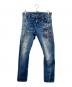 DSQUARED2（ディースクエアード）の古着「Sexy Twist Jean」｜ブルー