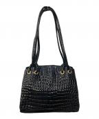 JRAジェーアールエー）の古着「エナメルクロコバッグ」｜ブラック