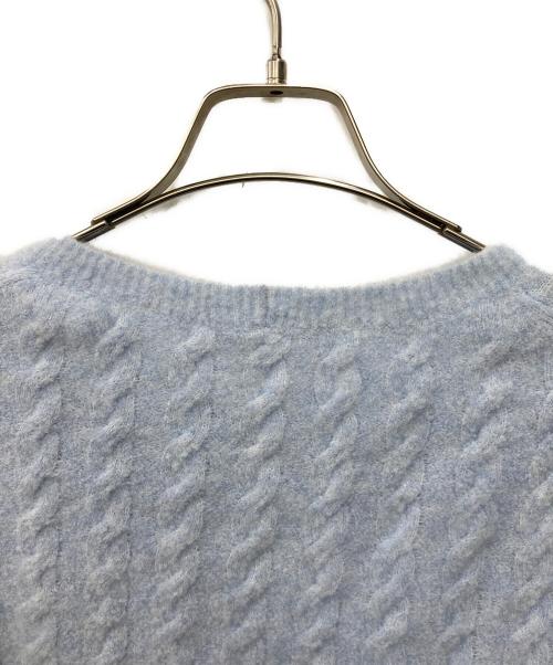 theory luxe（セオリーリュクス）theory luxe (セオリーリュクス) ケーブルニット ブルー サイズ:32の古着・服飾アイテム