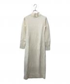 theory luxeセオリーリュクス）の古着「カシミヤ混ニットワンピース」｜アイボリー