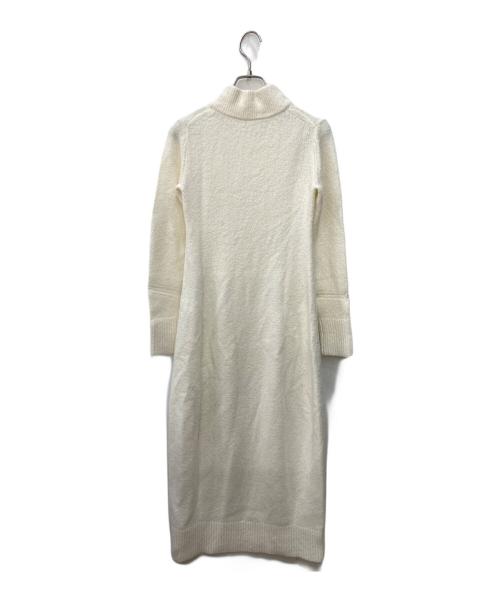 theory luxe（セオリーリュクス）theory luxe (セオリーリュクス) カシミヤ混ニットワンピース アイボリー サイズ:32の古着・服飾アイテム