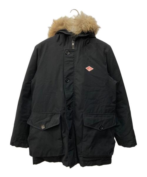 DANTON（ダントン）DANTON (ダントン) FAKE FUR HOODED DOWN JACKET ブラック サイズ:42の古着・服飾アイテム