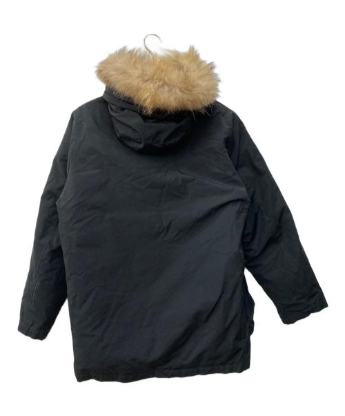 DANTON（ダントン）DANTON (ダントン) FAKE FUR HOODED DOWN JACKET ブラック サイズ:42の古着・服飾アイテム