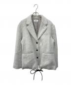 Snidelスナイデル）の古着「ベルテッドオーバーサイズジャケット」｜グレー