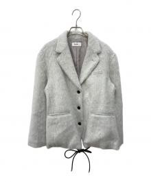 Snidel（スナイデル）の古着「ベルテッドオーバーサイズジャケット」｜グレー