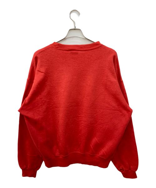 Coca Cola（コカコーラ）Coca Cola (コカコーラ) ワッペンスウェット レッド サイズ:Ｌの古着・服飾アイテム