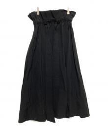 UNITED ARROWS（ユナイテッドアローズ）の古着「R/LI ギャザースカート」｜ブラック