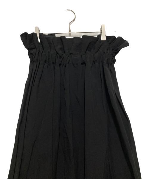 UNITED ARROWS（ユナイテッドアローズ）UNITED ARROWS (ユナイテッドアローズ) R/LI ギャザースカート ブラック サイズ:Sの古着・服飾アイテム