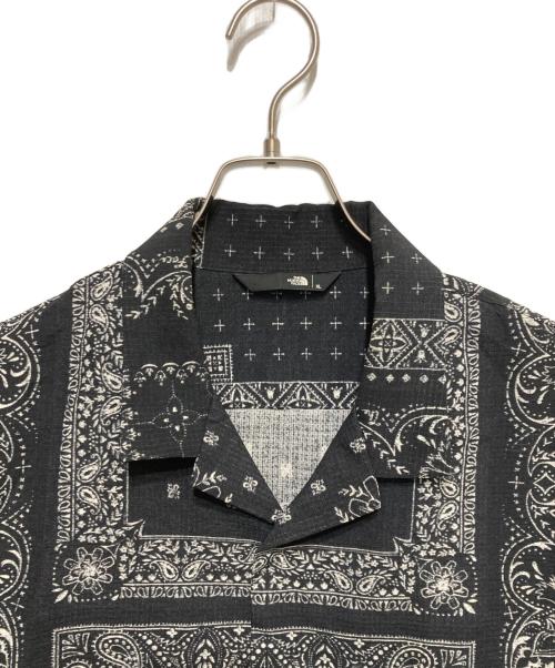 THE NORTH FACE（ザ ノース フェイス）THE NORTH FACE (ザ ノース フェイス) S/S ALOHA Vent SHIRT　エスエス アロハ ベント シャツ ブラック サイズ:SIZE XLの古着・服飾アイテム