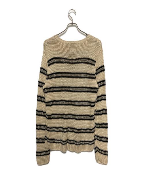POLO RALPH LAUREN（ポロ・ラルフローレン）POLO RALPH LAUREN (ポロ・ラルフローレン) シルクリネン混ニット ベージュ サイズ:XLの古着・服飾アイテム
