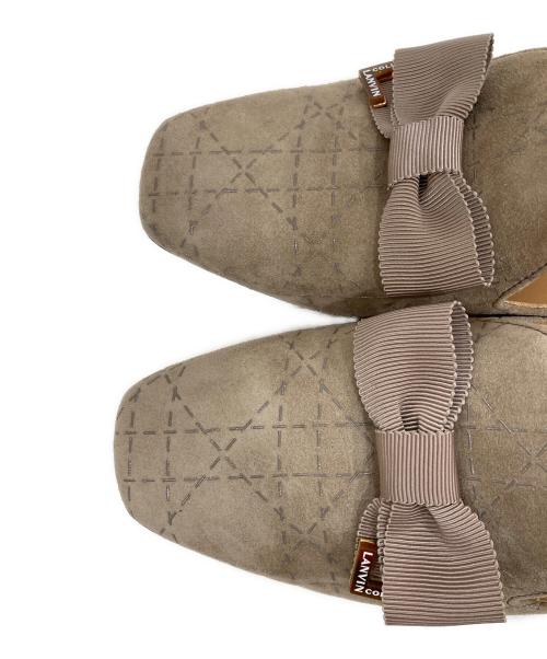 LANVIN COLLECTION（ランバンコレクション）LANVIN COLLECTION (ランバンコレクション) リボンヒールパンプス ベージュ サイズ:23の古着・服飾アイテム