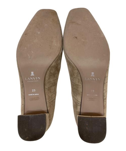 LANVIN COLLECTION（ランバンコレクション）LANVIN COLLECTION (ランバンコレクション) リボンヒールパンプス ベージュ サイズ:23の古着・服飾アイテム