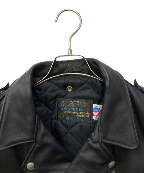 SCHOTT BROS.（ショット）SCHOTT BROS. (ショット) 復刻613XX ダブルライダースジャケット ブラック サイズ:42の古着・服飾アイテム