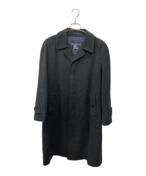 Burberry's（バーバリー）Burberry's (バーバリーズ) カシミヤ混ステンカラーウールコート グレー サイズ:不明の古着・服飾アイテム
