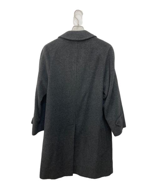 Burberry's（バーバリー）Burberry's (バーバリーズ) カシミヤ混ステンカラーウールコート グレー サイズ:不明の古着・服飾アイテム