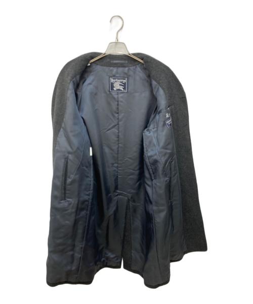 Burberry's（バーバリー）Burberry's (バーバリーズ) カシミヤ混ステンカラーウールコート グレー サイズ:不明の古着・服飾アイテム