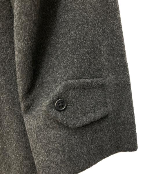 Burberry's（バーバリー）Burberry's (バーバリーズ) カシミヤ混ステンカラーウールコート グレー サイズ:不明の古着・服飾アイテム