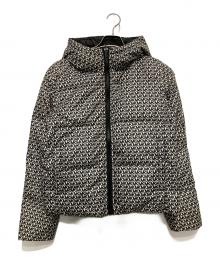 MICHAEL KORS（マイケル・コース）の古着「リバーシブルダウンジャケット」｜ホワイト×ブラック