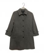 MARGARET HOWELLマーガレットハウエル）の古着「SOFT WOOL COAT  ウールステンカラーコート」｜グレー