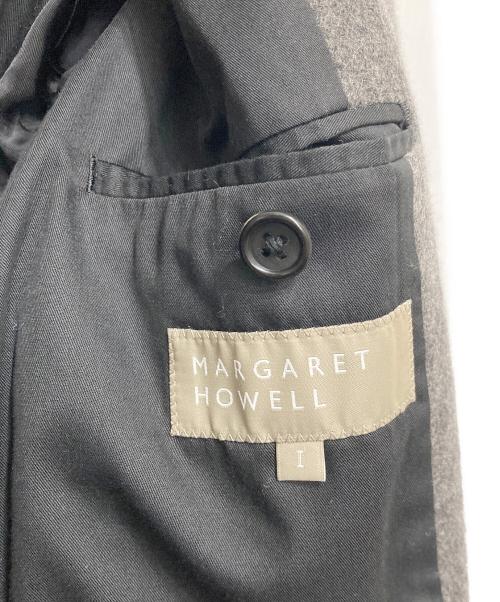 MARGARET HOWELL（マーガレットハウエル）MARGARET HOWELL (マーガレットハウエル) SOFT WOOL COAT  ウールステンカラーコート グレー サイズ:Iの古着・服飾アイテム