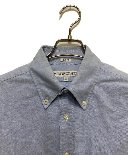 INDIVIDUALIZED SHIRTS（インディビジュアライズドシャツ）INDIVIDUALIZED SHIRTS (インディビジュアライズドシャツ) ボタンダウンシャツ スカイブルー サイズ:不明の古着・服飾アイテム