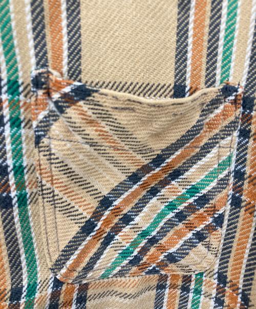 big mac（ビッグマック）BIG MAC (ビッグマック) ネルシャツ ベージュ サイズ:XLの古着・服飾アイテム