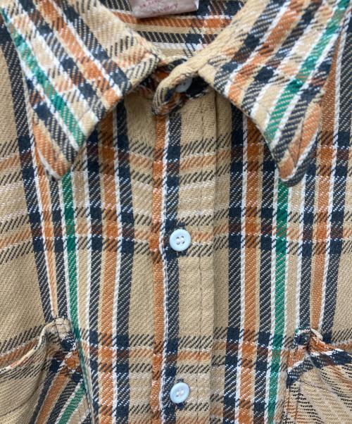 big mac（ビッグマック）BIG MAC (ビッグマック) ネルシャツ ベージュ サイズ:XLの古着・服飾アイテム