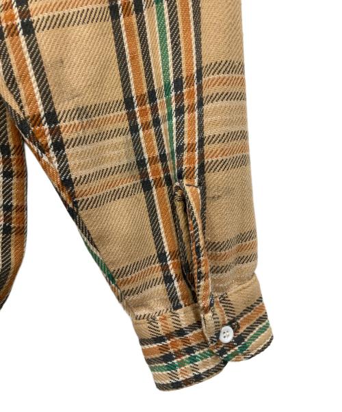 big mac（ビッグマック）BIG MAC (ビッグマック) ネルシャツ ベージュ サイズ:XLの古着・服飾アイテム