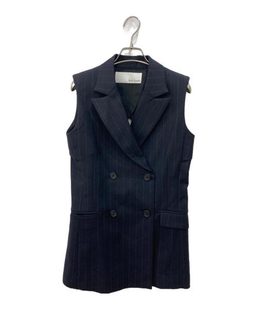 Whim Gazette（ウィムガゼット）Whim Gazette (ウィムガゼット) バックシャンジレ ネイビー サイズ:Fの古着・服飾アイテム