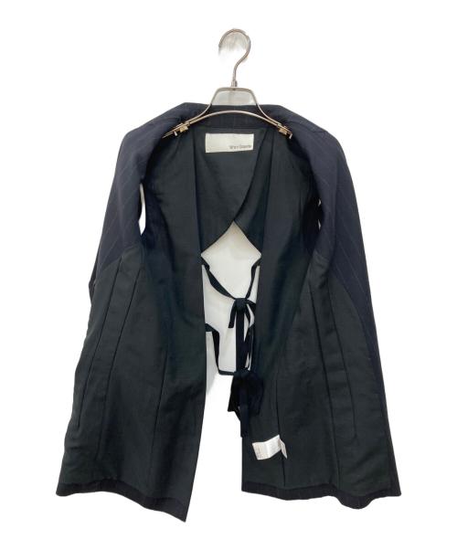 Whim Gazette（ウィムガゼット）Whim Gazette (ウィムガゼット) バックシャンジレ ネイビー サイズ:Fの古着・服飾アイテム