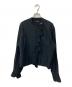 YLEVE（イレーヴ）の古着「CUPRA COTTON TENCEL LAWN RUFFLED BL」｜ブラック
