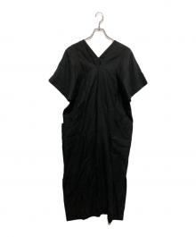 YLEVE（イレーヴ）の古着「LINEN HIGH COUNT OP」｜ブラック