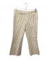 MARNI（マルニ）の古着「ストライプパンツ」｜ベージュ
