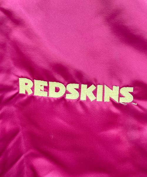 AUTHENTIC PRO LINE by STARTER（スターター）AUTHENTIC PRO LINE by STARTER (スターター) 90’s 「REDSKINS」スタジャン レッド サイズ:Ｌの古着・服飾アイテム